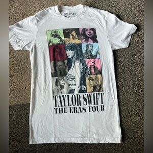 Taylor Swift The Eras Tour Official 2023 Merch T-Shirt White - XS